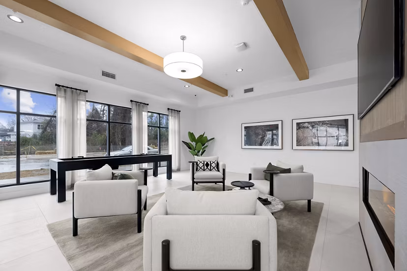 clubhouse at Charlotte Exchange Apartments 