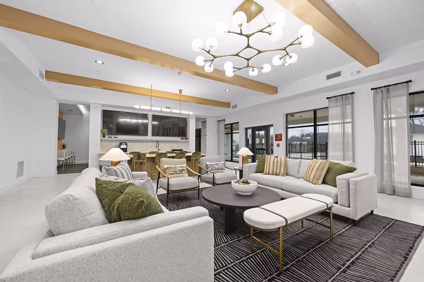 clubhouse at Charlotte Exchange Apartments 
