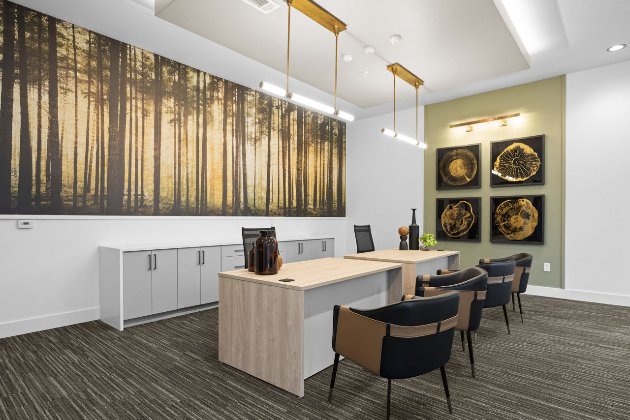 Lobby at Charlotte Exchange Apartments (1 of 2)