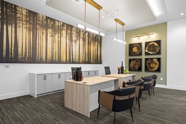 clubhouse at Charlotte Exchange Apartments 