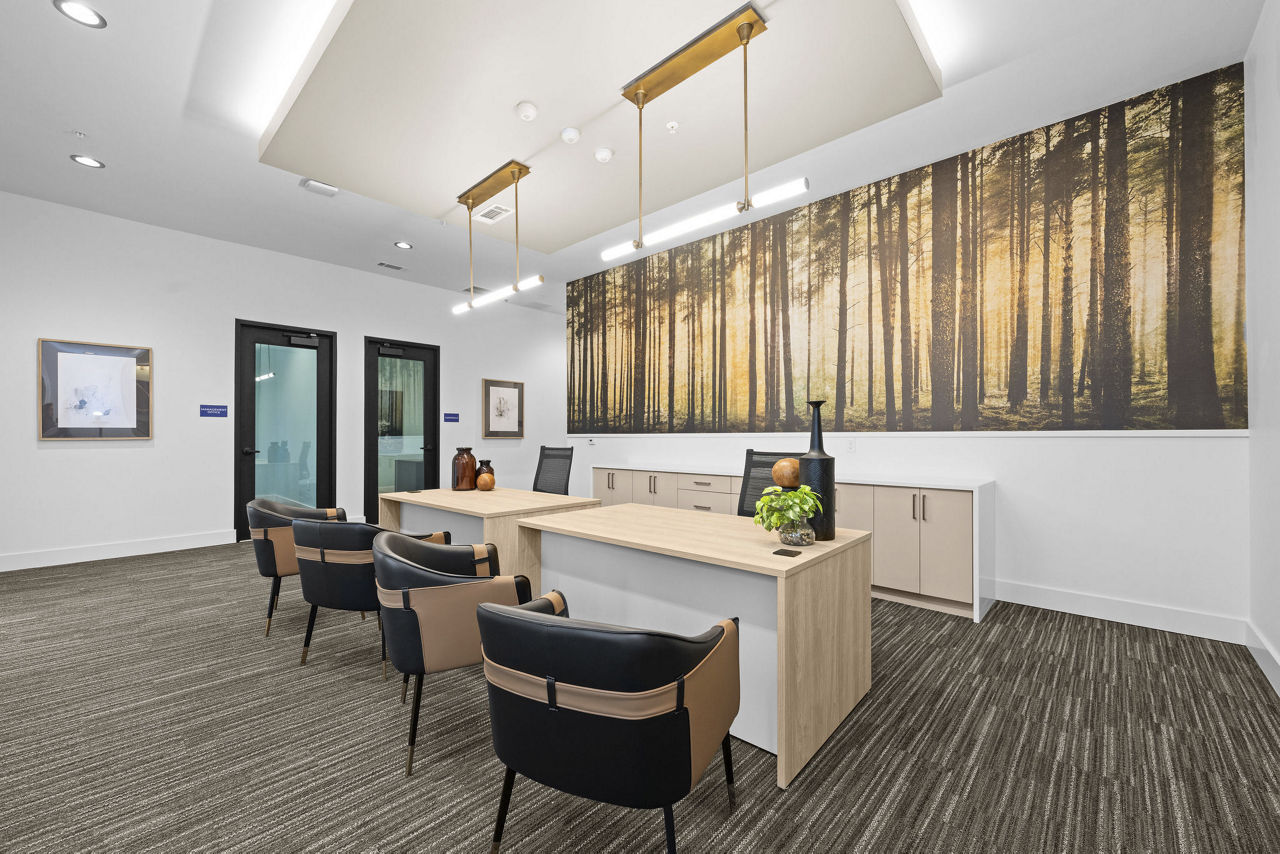 Lobby at Charlotte Exchange Apartments (2 of 2)