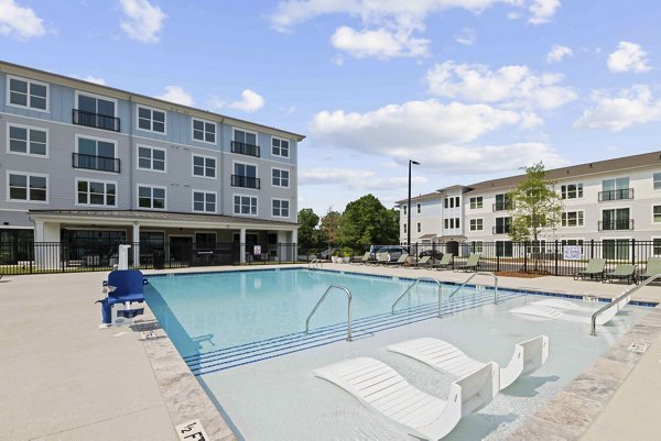 pool at Charlotte Exchange Apartments