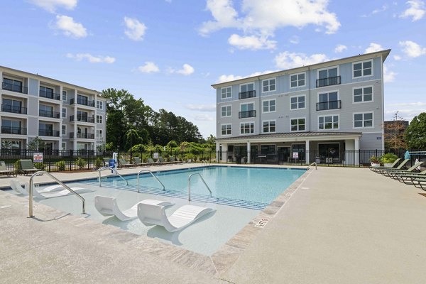 pool at Charlotte Exchange Apartments
