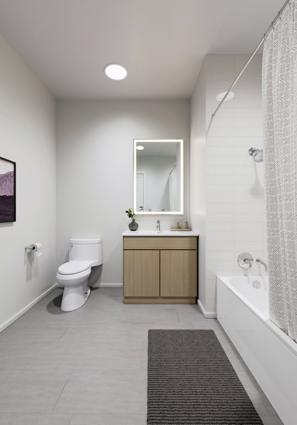 bathroom at Fairways at Cranford Apartments