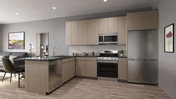 kitchen at Fairways at Cranford Apartments