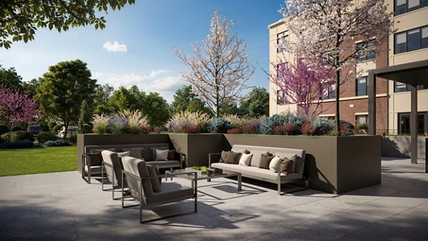 patio at Fairways at Cranford Apartments