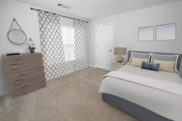 bedroom at Riverwood at New Canaan Apartments
