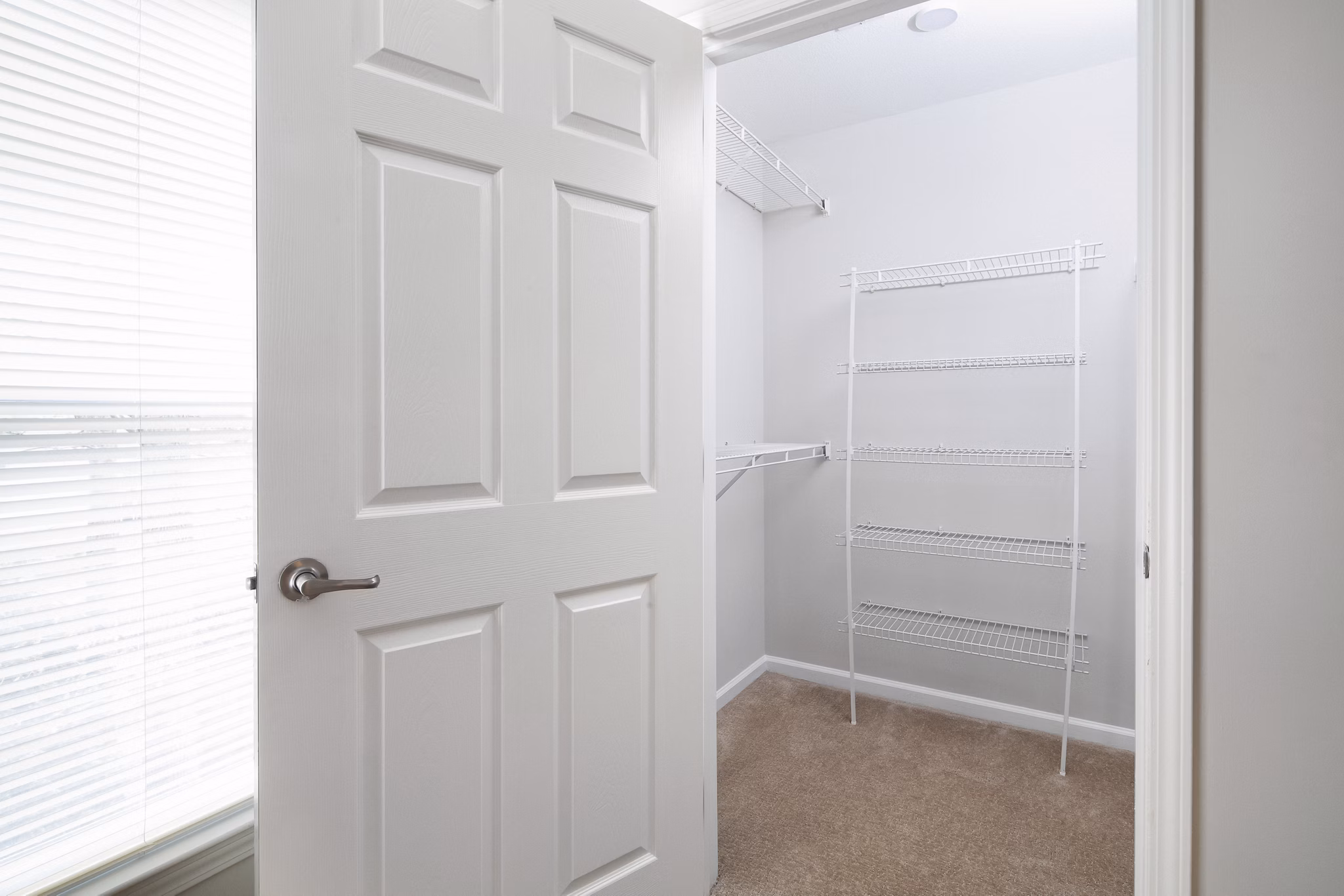 closet at Riverwood at New Canaan Apartments