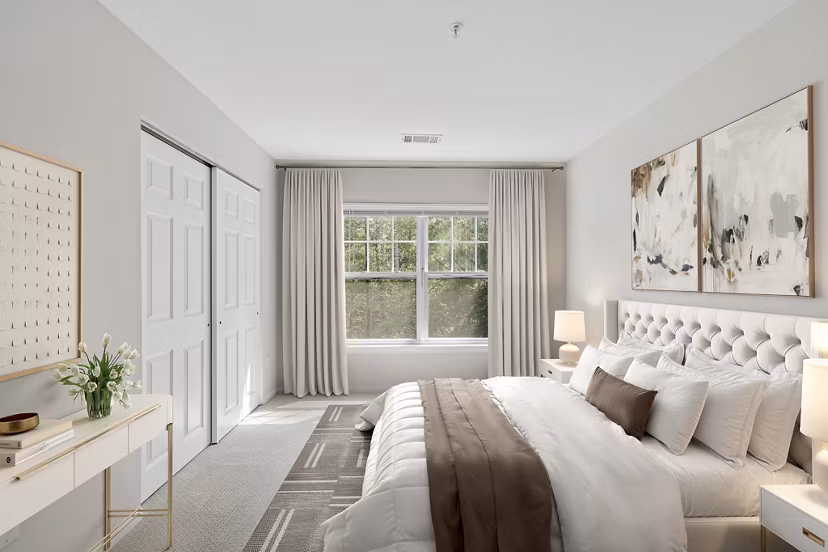 bedroom at Riverwood at New Canaan Apartments 