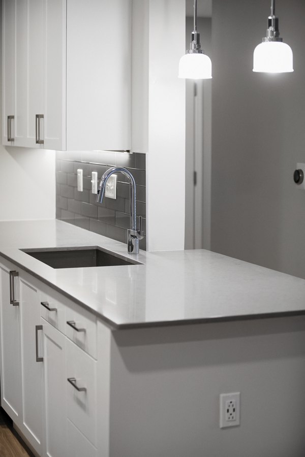 kitchen at Riverwood at New Canaan Apartments