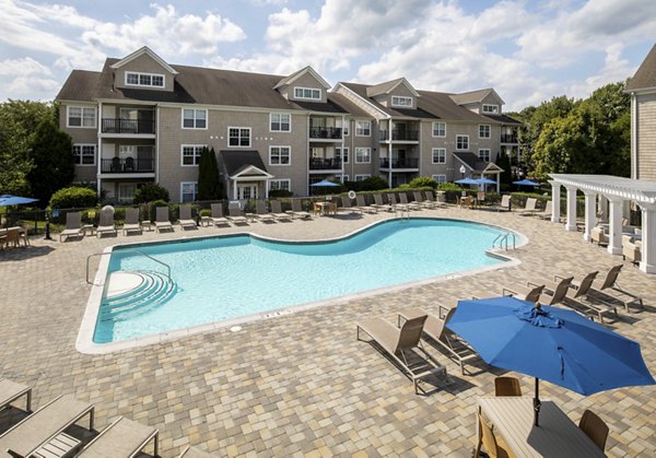 pool at Riverwood at New Canaan Apartments