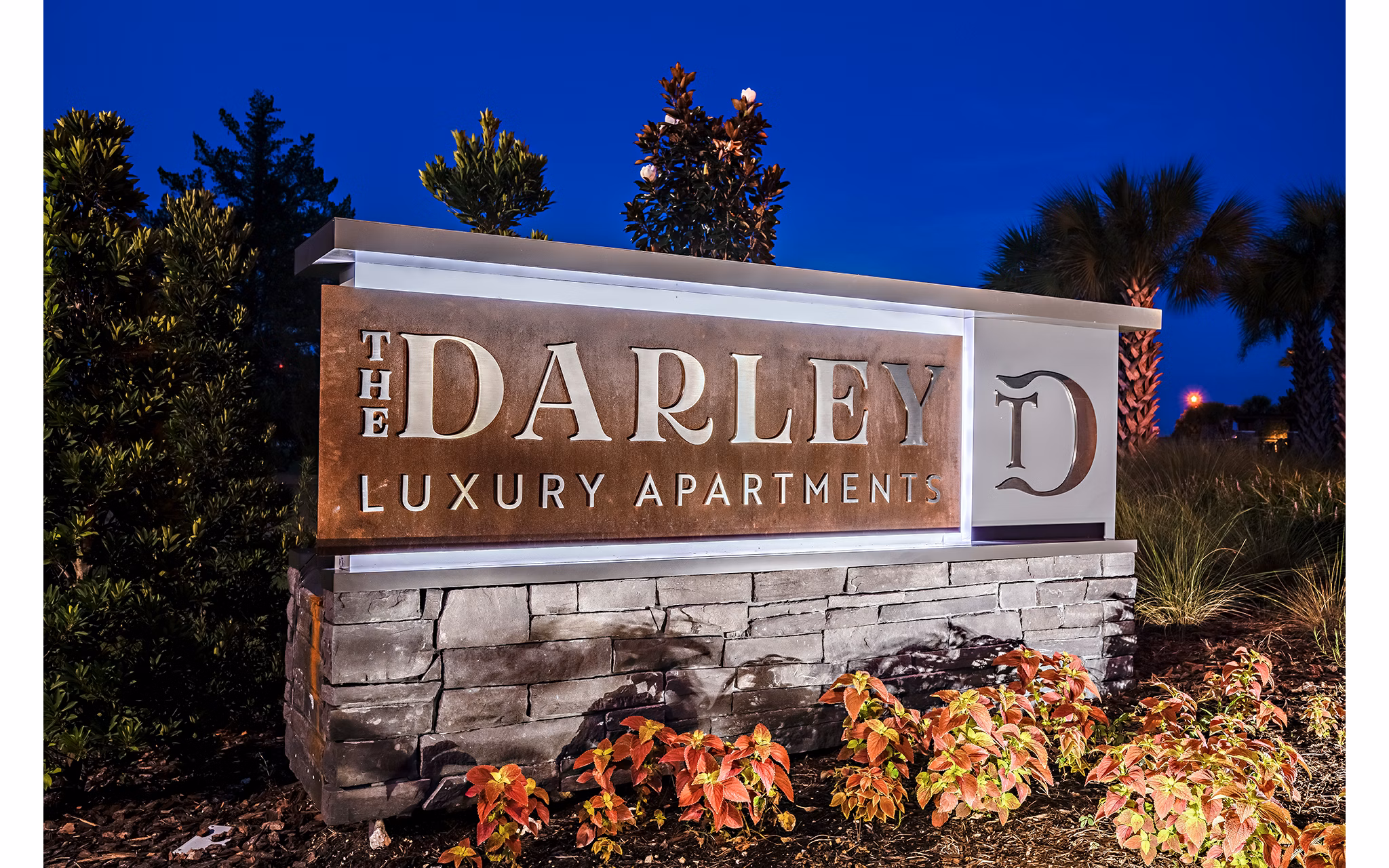 signage at The Darley Apartments