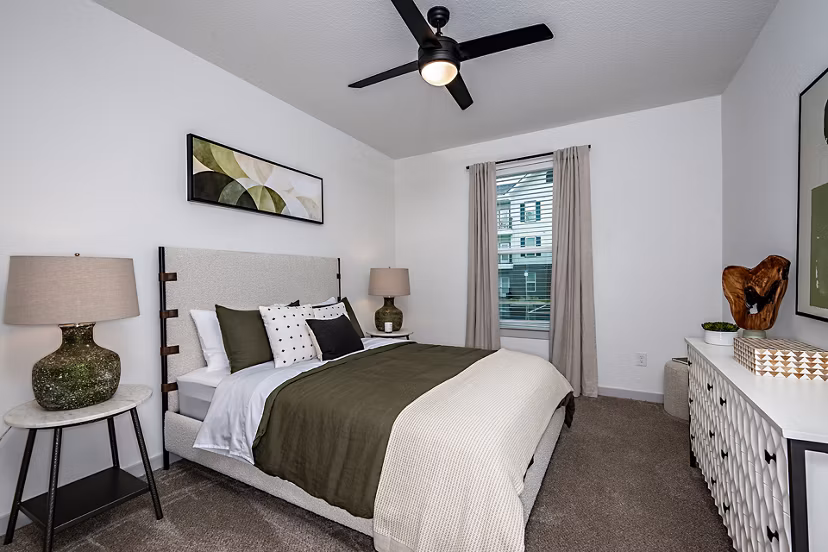 bedroom at The Darley Apartments 