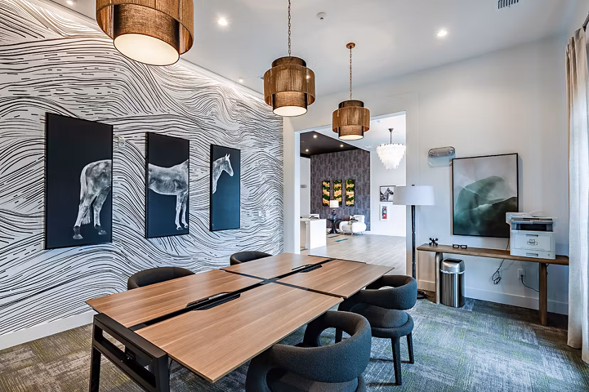 clubhouse at The Darley Apartments 