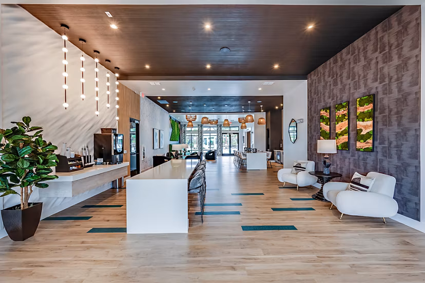 clubhouse at The Darley Apartments 