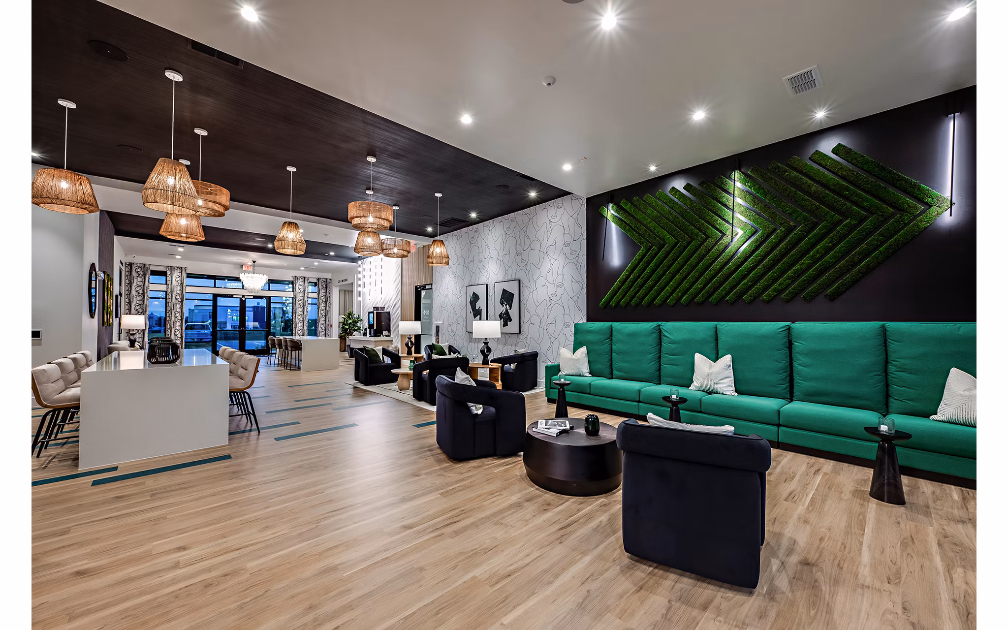 clubhouse at The Darley Apartments 
