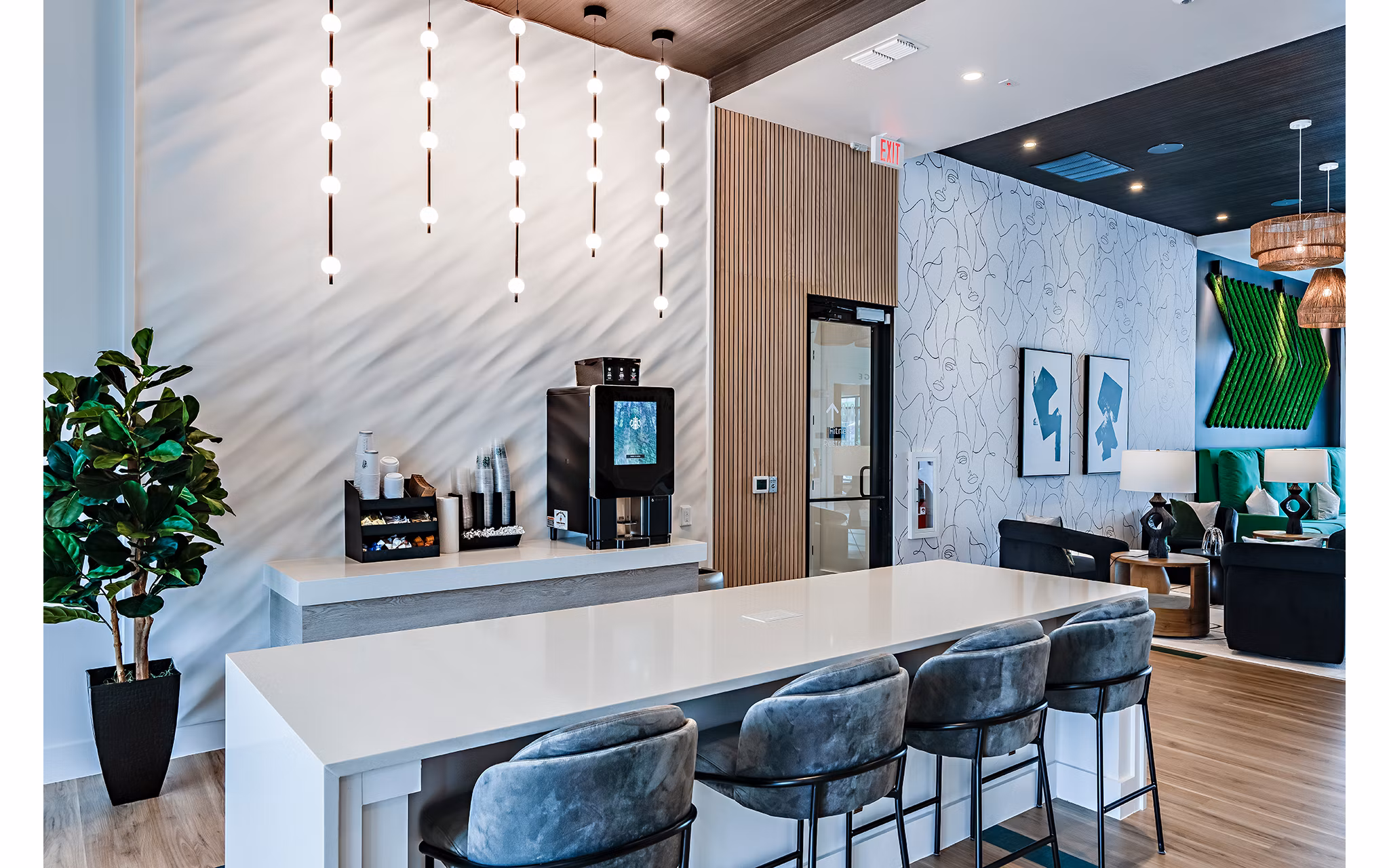 clubhouse at The Darley Apartments 