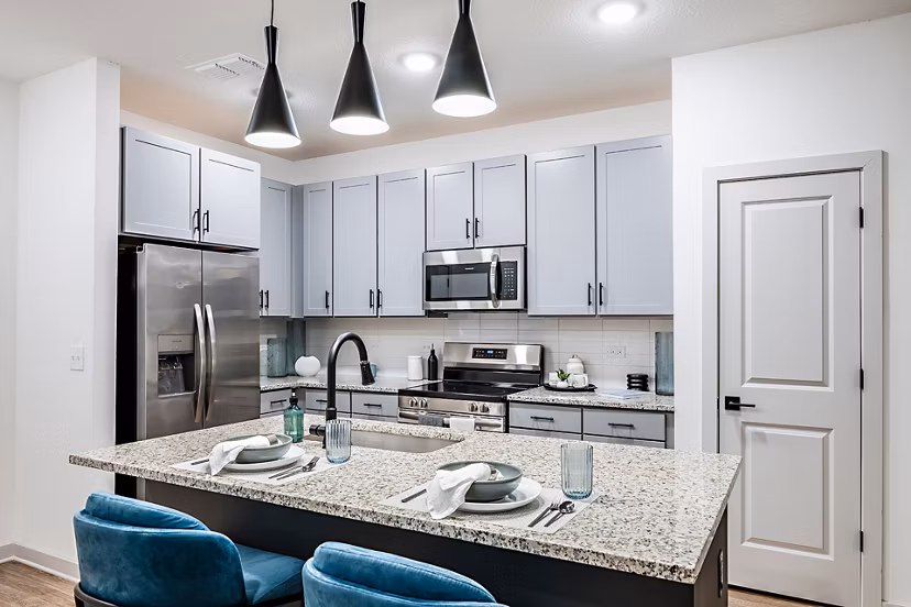kitchen at The Darley Apartments 