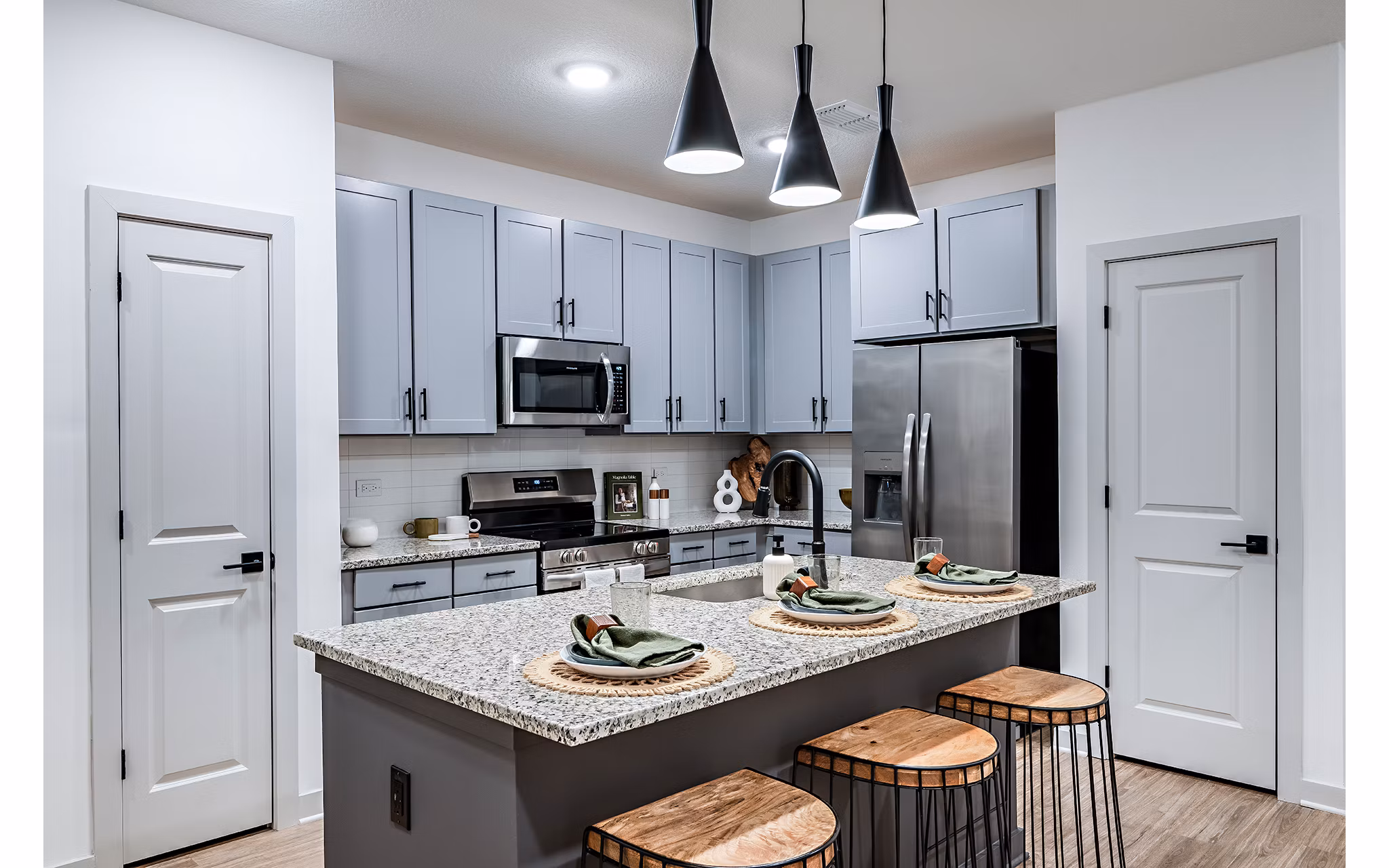 kitchen at The Darley Apartments 