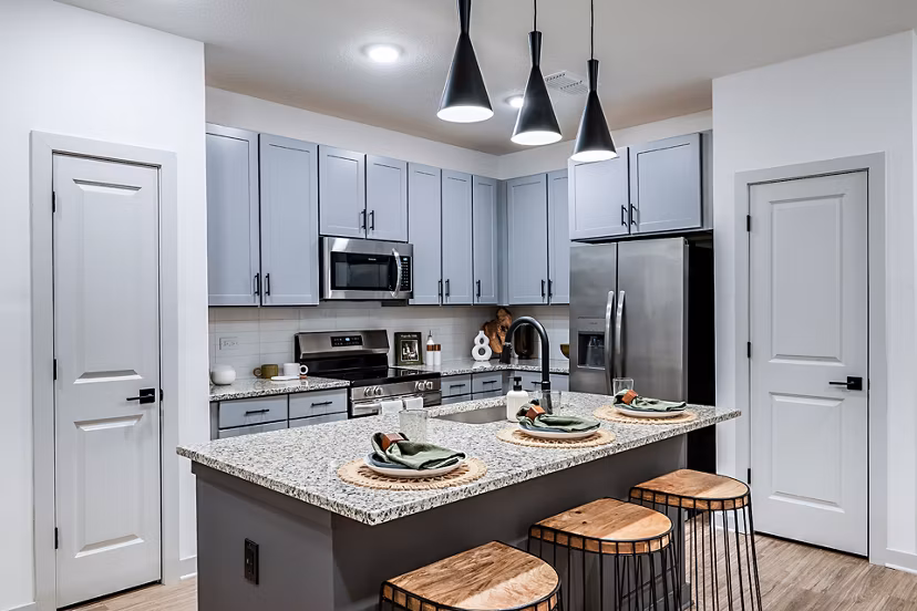 kitchen at The Darley Apartments 