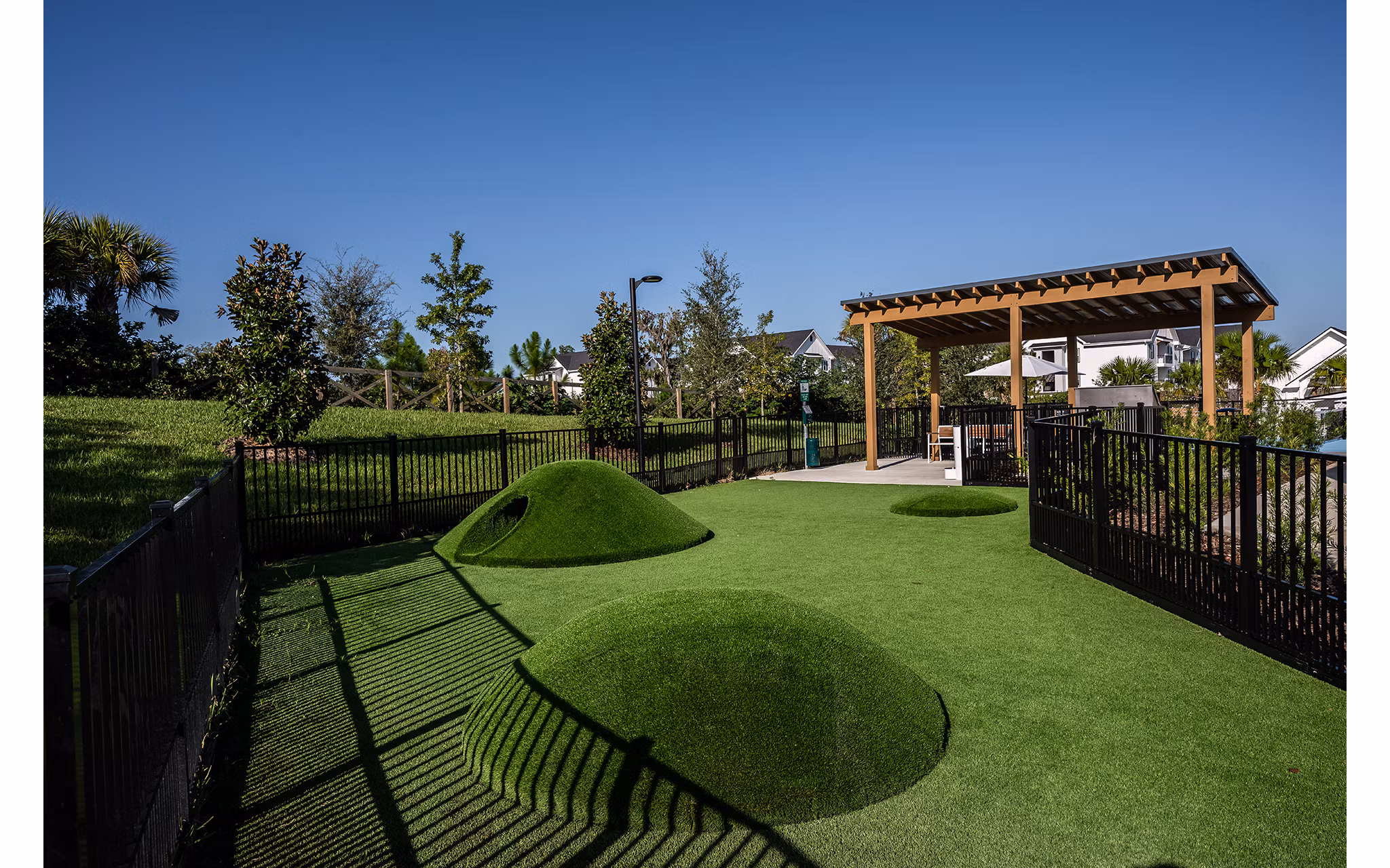 grill area at The Darley Apartments 