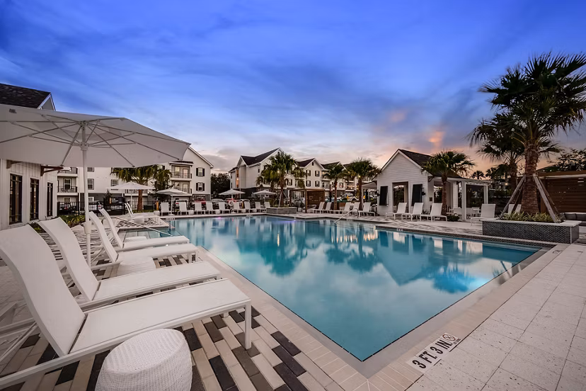 pool at The Darley Apartments 