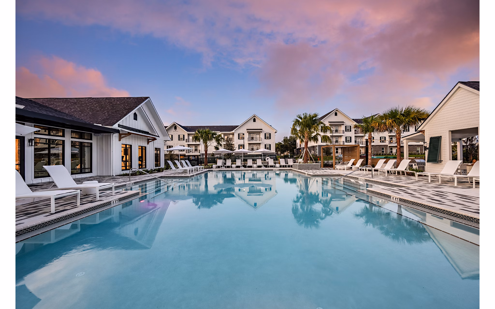 pool at The Darley Apartments