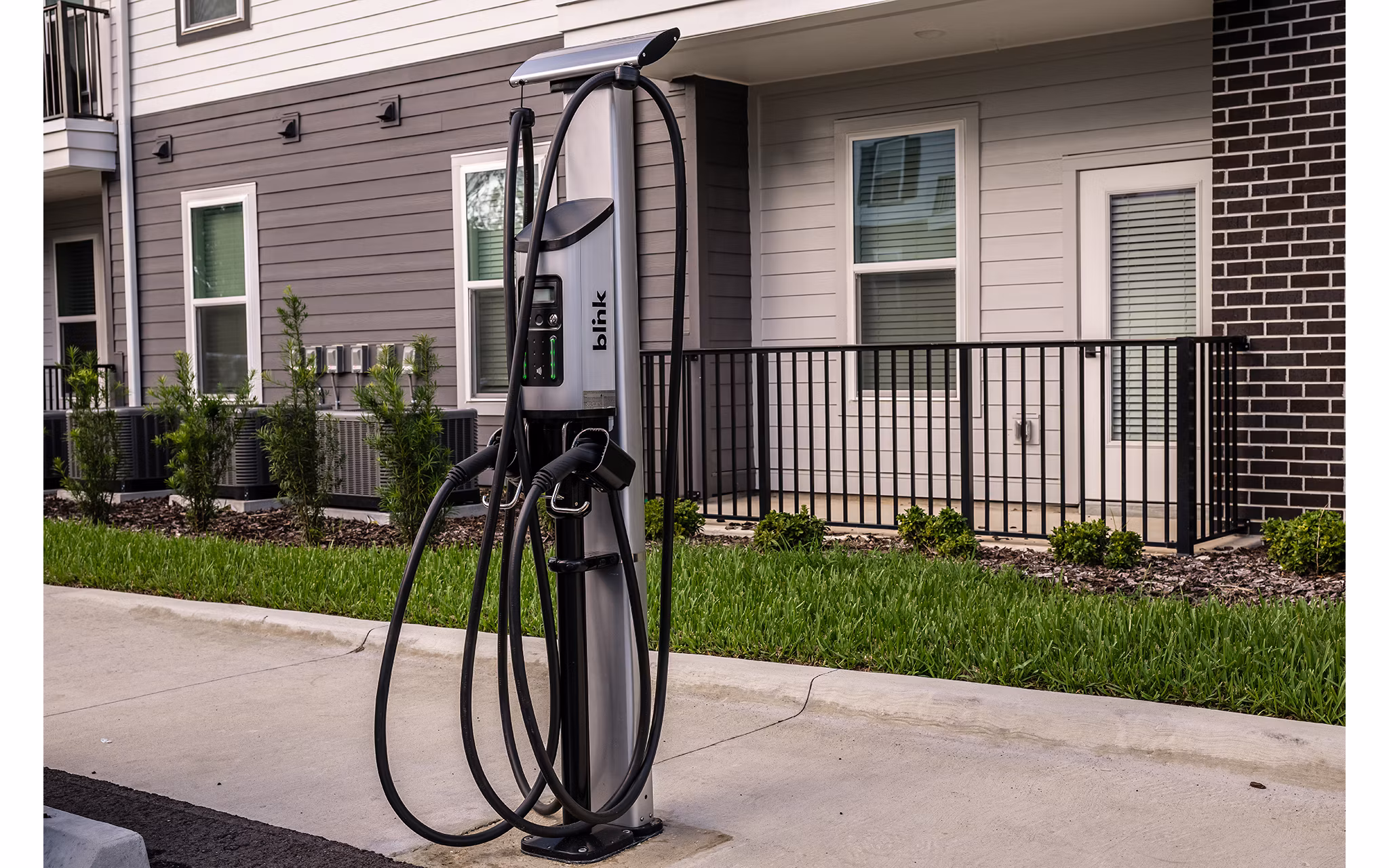 car charging station at The Darley Apartments 