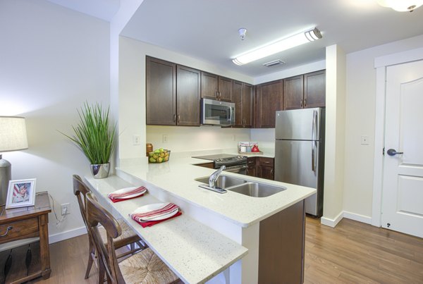 kitchen at King's Reserve Suwanee Apartments 