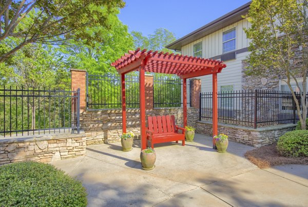 patio at King's Reserve Suwanee Apartments 