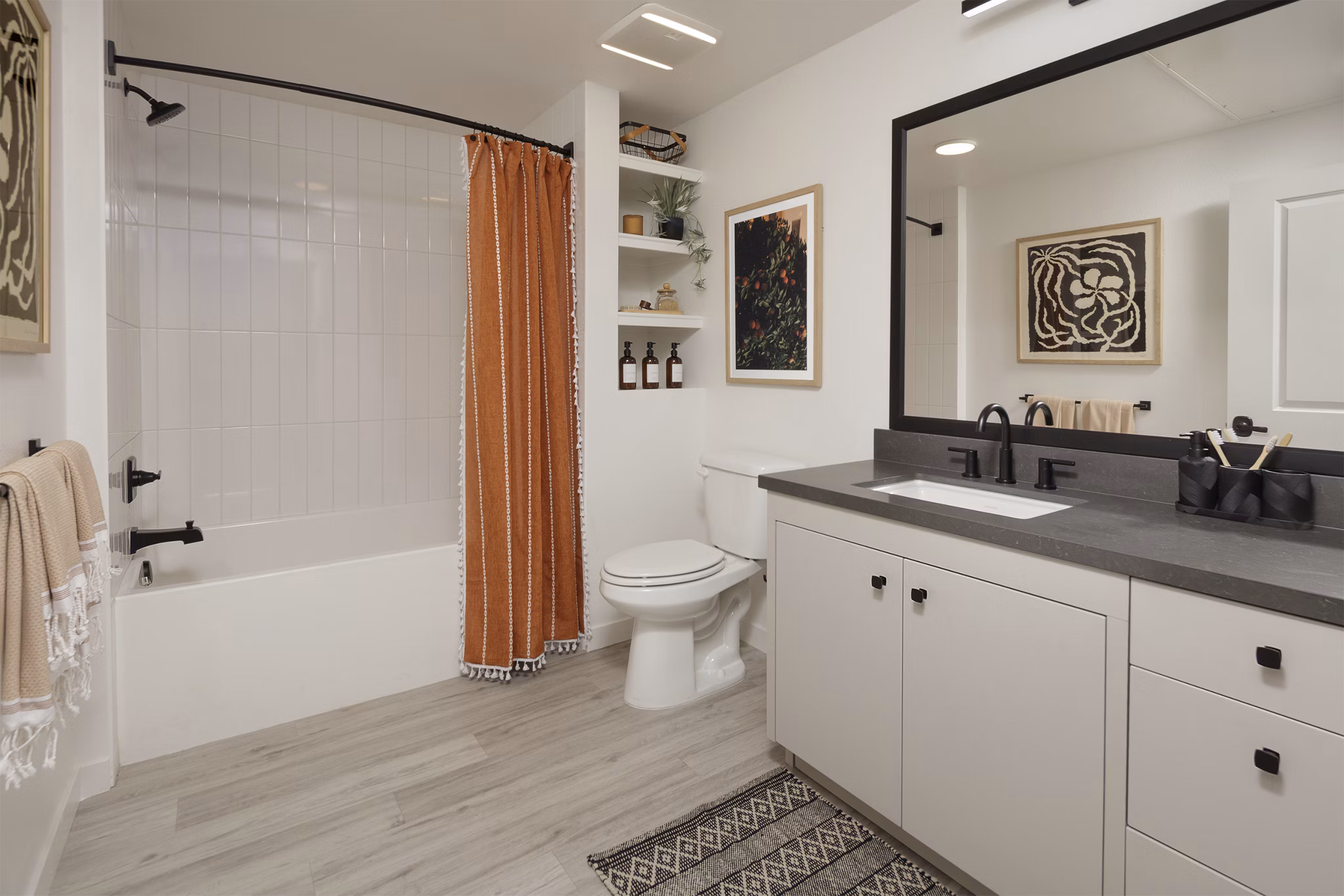 bathroom at Solana at Duarte Station Apartments