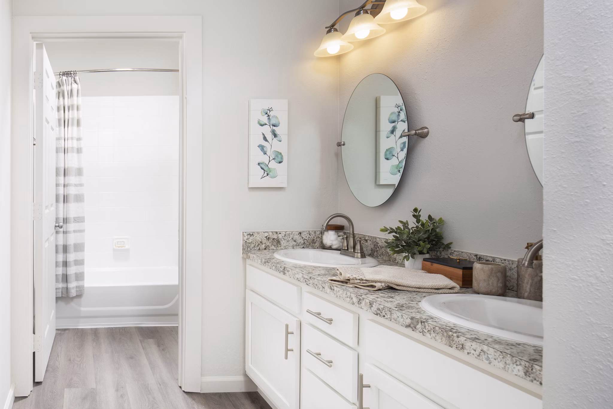 bathroom at Canyon Park Apartments