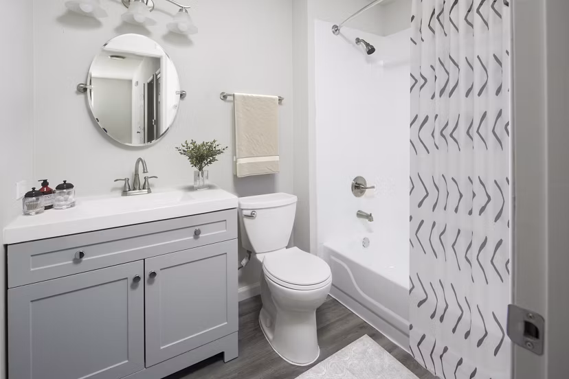 bathroom at Canyon Park Apartments