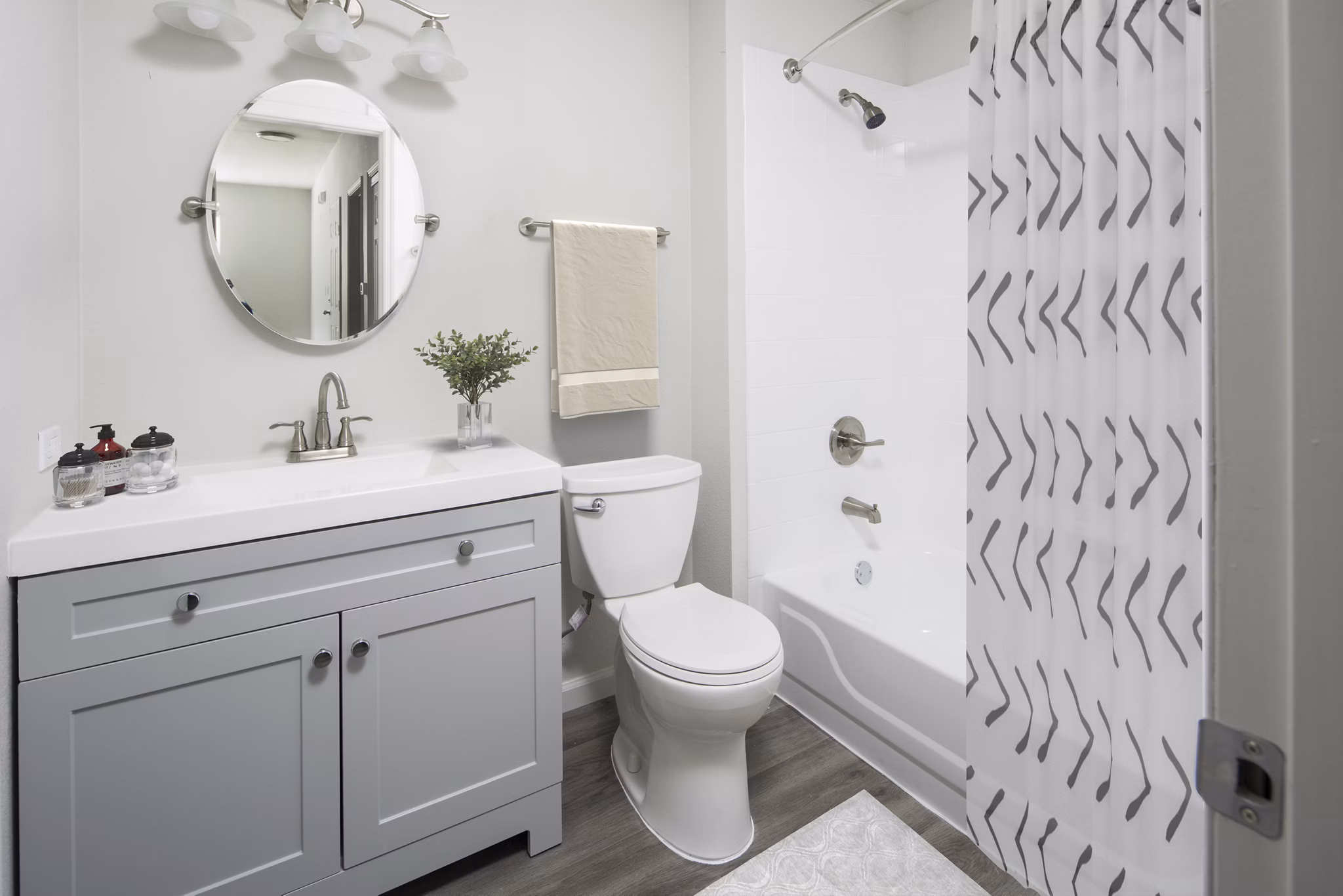 bathroom at Canyon Park Apartments