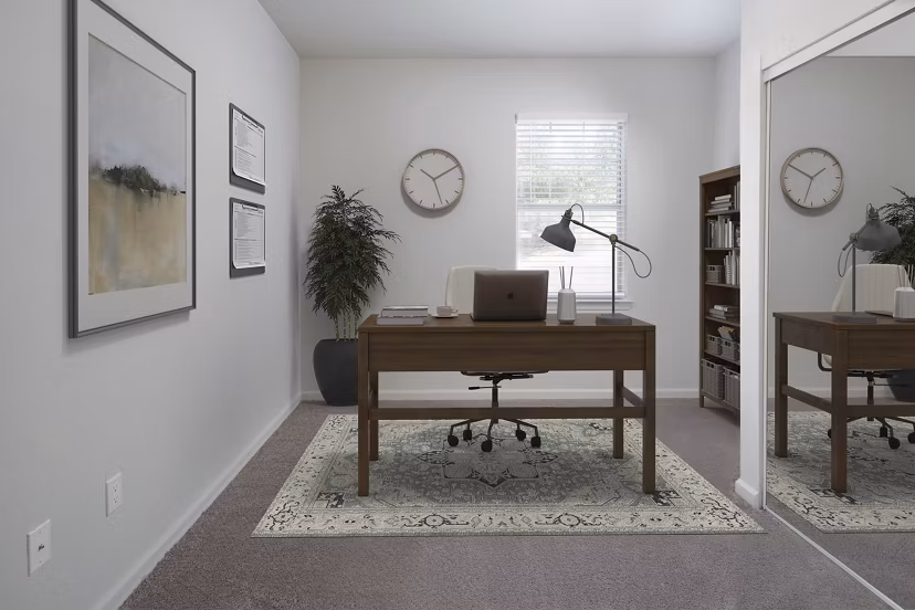 home office at Canyon Park Apartments