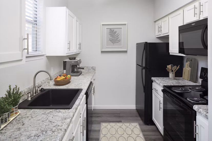 kitchen at Aventura Bellevue Apartments