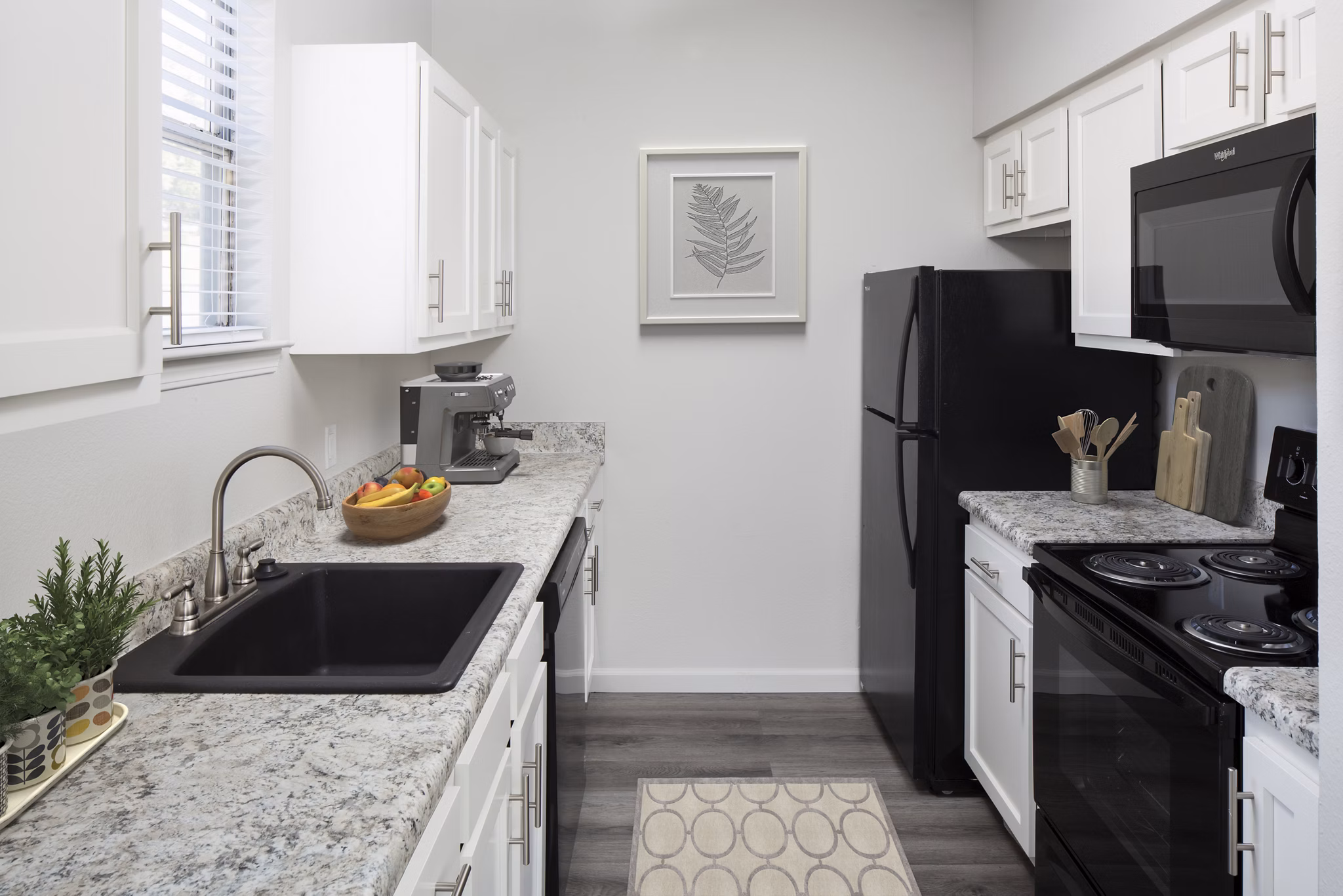 kitchen at Aventura Bellevue Apartments