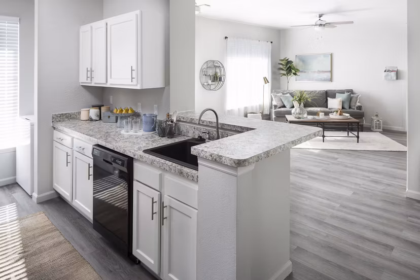 kitchen at Canyon Park Apartments