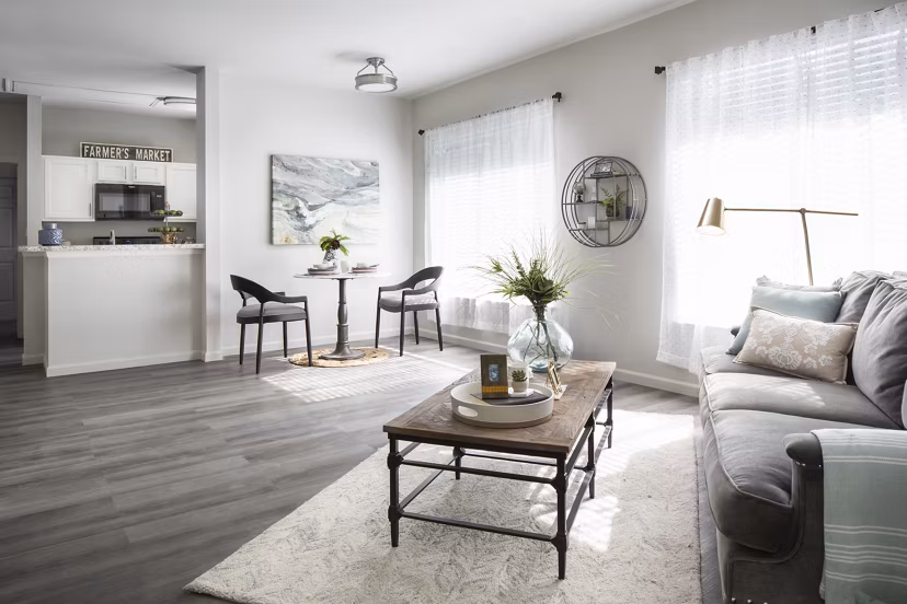 living room at Canyon Park Apartments