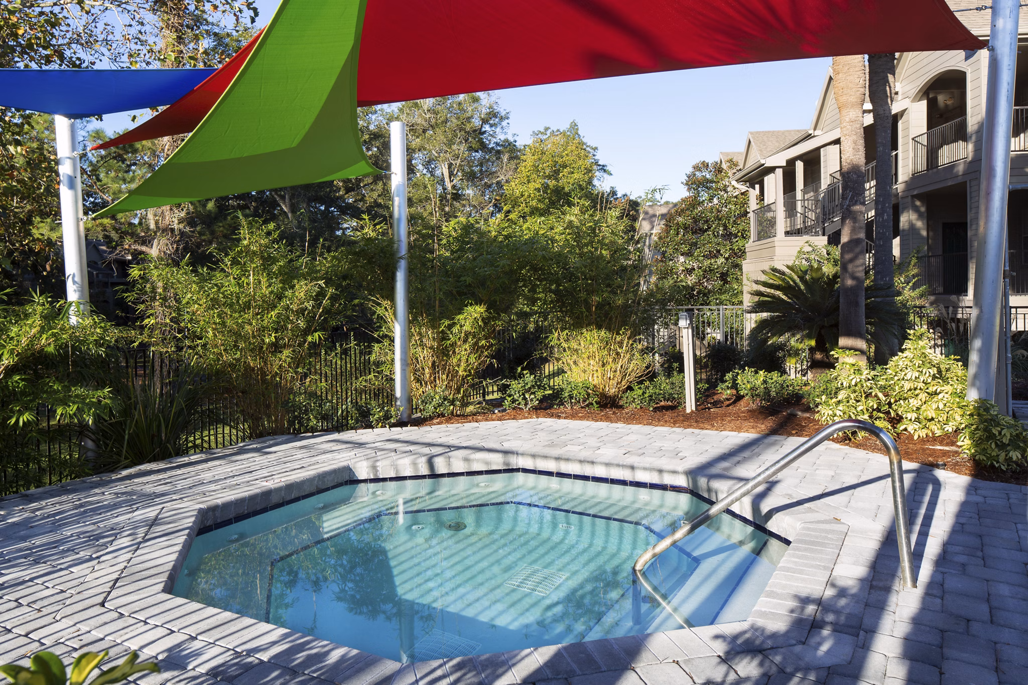 hot tub at Canyon Park Apartments