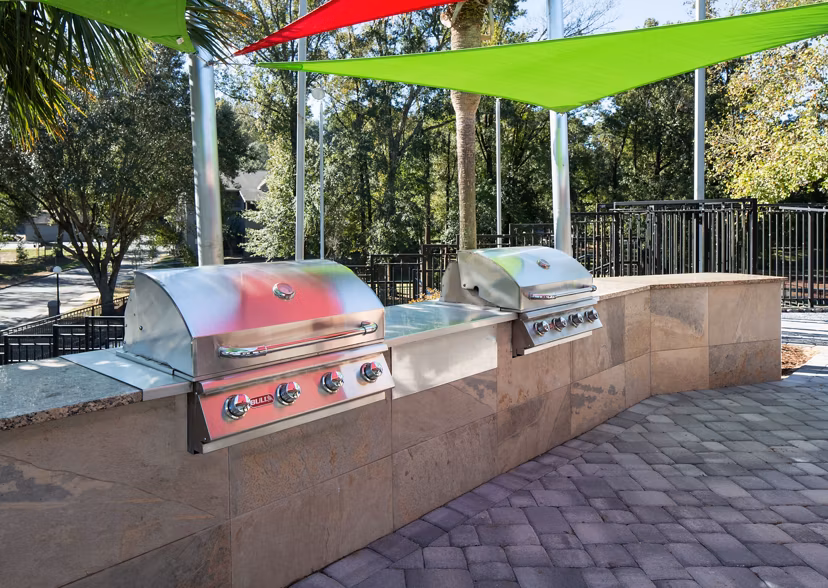 fire pit at Canyon Park Apartments