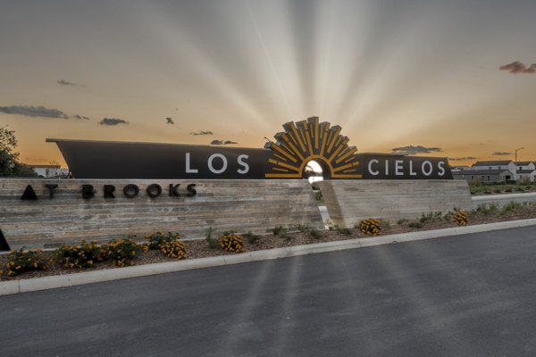 Signage at Los Cielos at Brooks Luxury Rentals Apartments