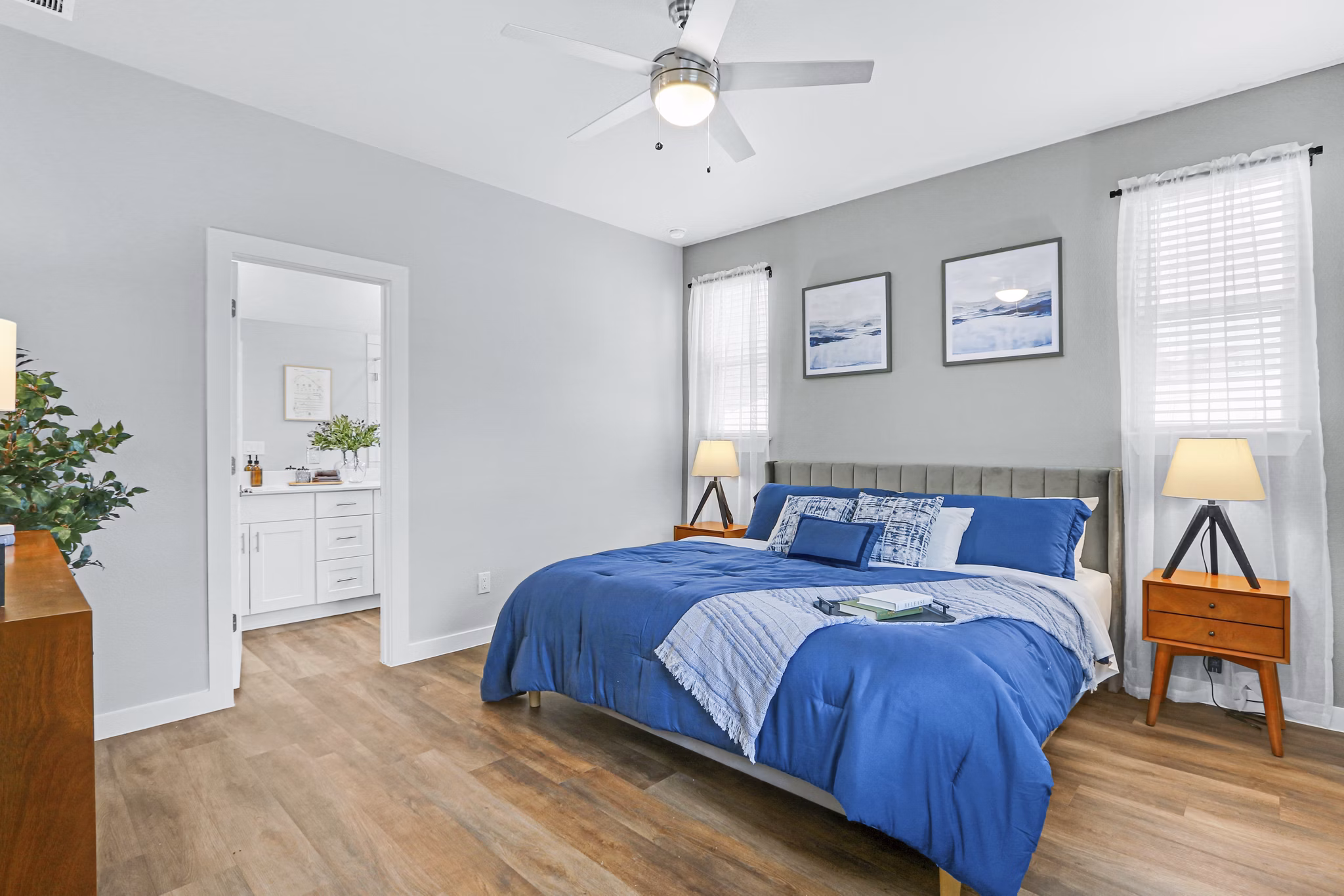 bedroom at Los Cielos at Brooks Luxury Rentals Apartments