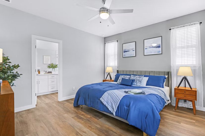 bedroom at Los Cielos at Brooks Luxury Rentals Apartments