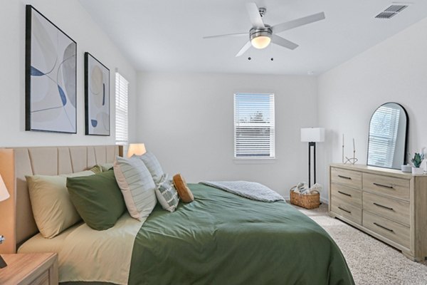 bedroom at Los Cielos at Brooks Luxury Rentals Apartments