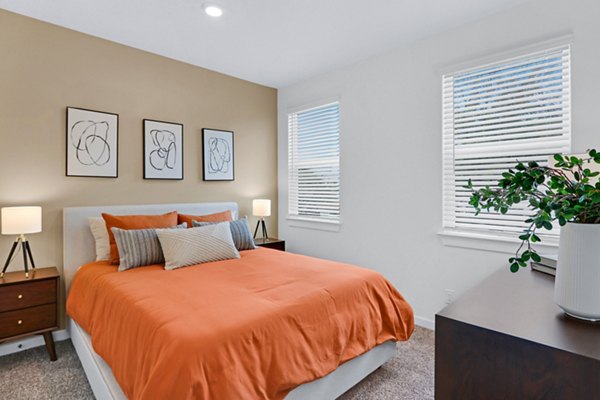 bedroom at Los Cielos at Brooks Luxury Rentals Apartments