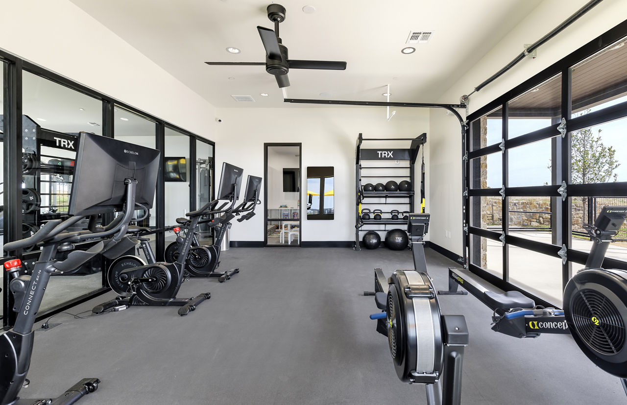 Gym at Los Cielos At Brooks Luxury Rentals (1 of 2)