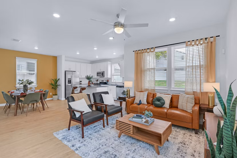 living room at Los Cielos at Brooks Luxury Rentals Apartments