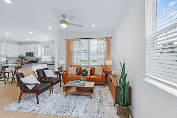 living room at Los Cielos at Brooks Luxury Rentals Apartments