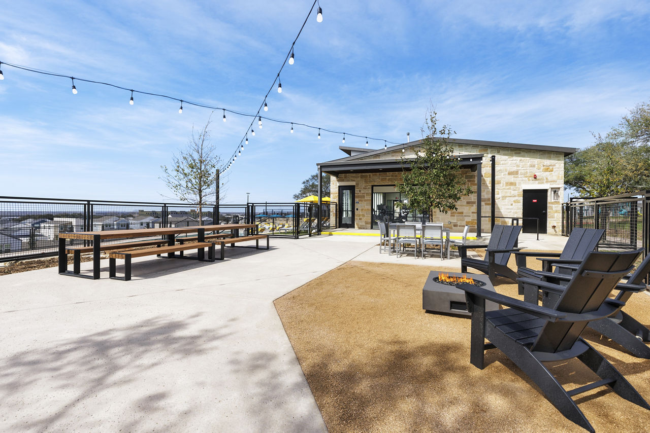 Roof deck at Los Cielos At Brooks Luxury Rentals (1 of 2)